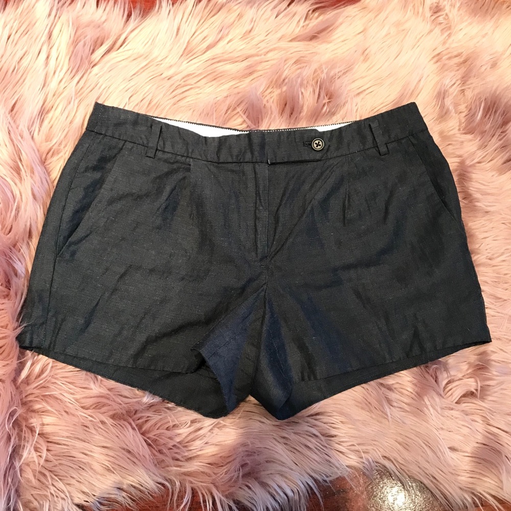 J. Crew - Grey Linen Shorts size 0